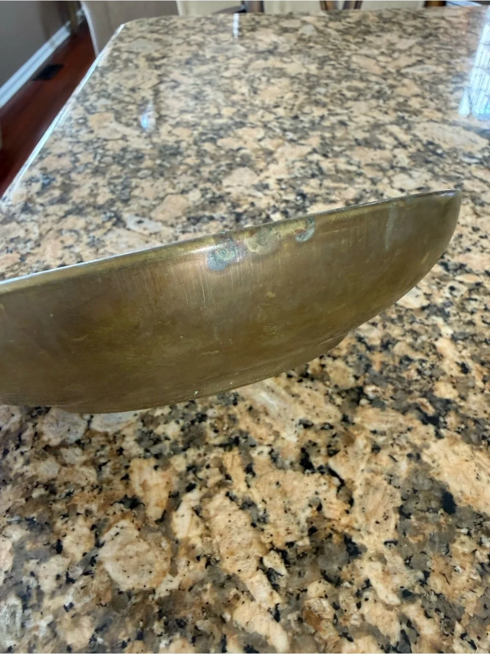 ACF Japanese Porcelain Ware & Brass Vintage Dragon Bowl Plate 1960-1980